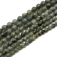 Labradorit Perlen, rund, poliert, DIY, Länge:ca. 15.7 ZollInch, verkauft von Strang