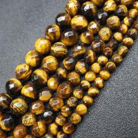 Tiger Eye Beads, polished, DIY & faceted Approx 15.7 Inch 