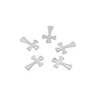 Stainless Steel Cross Pendants, 304 Stainless Steel, original color Approx 1mm 