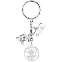 Stainless Steel Key Clasp, Unisex & with letter pattern, original color   
