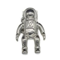 Titanium Steel Pendants, Astronaut, original color Approx 6mm 