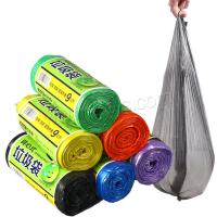 Trash Bags, PE Kunststoff, gemischte Farben, 590x110mm, 15PCs/Spule, verkauft von Spule