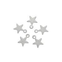 Stainless Steel Extender Chain Drop, 304 Stainless Steel, Star, original color Approx 1mm 