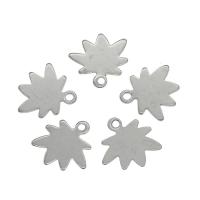 Stainless Steel Extender Chain Drop, 304 Stainless Steel, Flower, original color Approx 1mm 