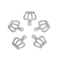 Stainless Steel Extender Chain Drop, 304 Stainless Steel, Crown, original color Approx 1mm 