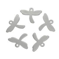 Stainless Steel Pendants, 304 Stainless Steel, Dragonfly, original color Approx 1mm 