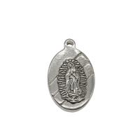 Stainless Steel Saint Pendant, original color Approx 2mm 