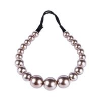 Hair Bands, Plastic Pearl, with Elastic Thread, fashion jewelry & for woman 