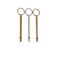 Stainless Steel Key Clasp, Brass, plated, Unisex 88mm 