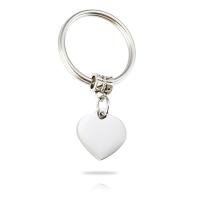 Stainless Steel Key Clasp, 304 Stainless Steel, Heart, Unisex, original color 