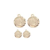Brass Jewelry Pendants, gold color plated, DIY metallic color plated 