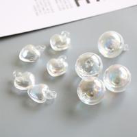 Glass Earring Drop Component, DIY clear 