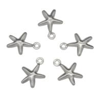 Stainless Steel Extender Chain Drop, 304 Stainless Steel, Starfish, metallic color plated 100/Bag 