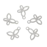 Stainless Steel Extender Chain Drop, 304 Stainless Steel, Butterfly, metallic color plated 100/Bag 