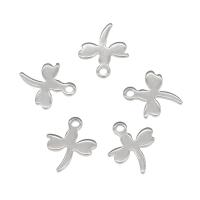 Stainless Steel Extender Chain Drop, 304 Stainless Steel, Dragonfly, metallic color plated 100/Bag 