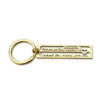 Edelstahl Schlüssel Verschluss, 304 Edelstahl, plattiert, unisex & hohl, keine, 12x50mm, verkauft von PC