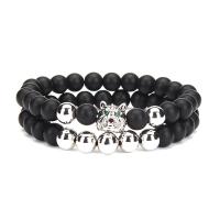 Gemstone Bracelets, Abrazine Stone, fashion jewelry & Unisex 19cm 