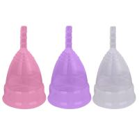 silicona Copa menstrual, Respirable & diverso tamaño para la opción & para mujer, más colores para la opción, 80x43mmuff0c84.5x47mm, Vendido por UD