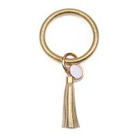 Zinc Alloy Key Clasp, PU Leather, with Zinc Alloy, fashion jewelry & for woman 200mm 