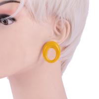 Enamel Zinc Alloy Stud Earring, for woman 