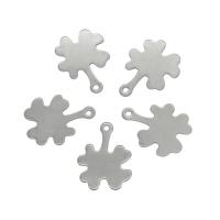 Stainless Steel Pendants, 304 Stainless Steel, Maple Leaf, original color Approx 1mm 