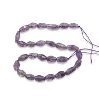 Natürliche Amethyst Perlen, DIY & facettierte, violett, 10x16mm, Länge:ca. 15.7 ZollInch, ca. 25PCs/Strang, verkauft von Strang