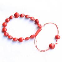 Bodhi Bracelet, with Cotton Thread, fashion jewelry & for woman, red, 8mm 