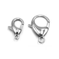Stainless Steel Lobster Claw Clasp, plated metallic color plated 