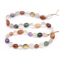 Gemischte Edelstein Perlen, Fukurokuju, Unregelmäßige, poliert, DIY, gemischte Farben, 9-14mm, Länge:ca. 14.9 ZollInch, ca. 40PCs/Strang, verkauft von Strang