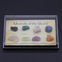 Cuarzo natural Espécimen de Minerales, 8 piezas & Bricolaje, color mixto, 54x80mm, 8PCs/Caja, Vendido por Caja