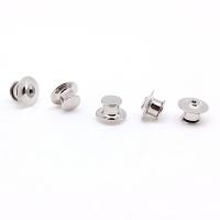 Brass jeans button, Round, plated, DIY 17mm 