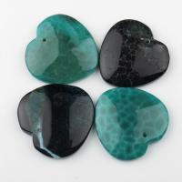 подвески из смешанных драгоценных камней, Полудрагоценный камень, Сердце, Случайный цвет отверстие:Приблизительно 2mm, продается PC