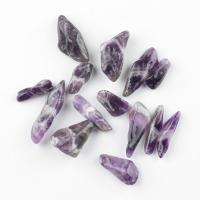 Mixed Gemstone Pendants, purple, 25*12*9~56*16*11mm Approx 1mm 