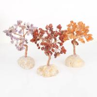Драгоценный камень чип Miniascape, Полудрагоценный камень, Древо жизни, Много цветов для выбора, 110*88mm, продается PC