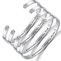 Stainless Steel Cuff Bangle, fashion jewelry & Unisex 6mm 