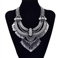 Zinc Alloy Sweater Chain Necklace, plated, fashion jewelry & for woman & with rhinestone nickel, lead & cadmium free, 130mm 