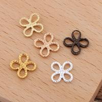Hair Stick Findings, Brass, Four Leaf Clover, plated, DIY 