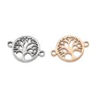 Stainless Steel Charm Connector, 304 Stainless Steel, Tree 10/Bag 