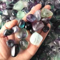 Colorful Fluorite Decoration, random style & natural, mixed colors, 15-20mm 