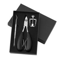 Plastic Manicure Set, manicure scissors, with Stainless Steel, three pieces 