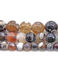 Agate Beads, polished, DIY coffee color 