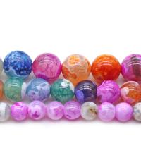 Agate Beads, polished, DIY multi-colored 