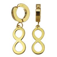 Stainless Steel Clip Earrings, plated, fashion jewelry & for woman  