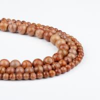 Maifan Stone Beads, Round, coffee color, nickel, lead & cadmium free 98/Strand 