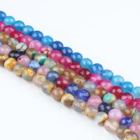 Perles agates, Agate, Rond, plus de couleurs à choisir, protéger l'environnement, sans nickel, plomb et cadmium Vendu par brin