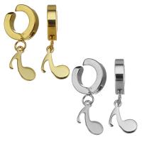 Stainless Steel Clip Earrings, Shoes, plated, fashion jewelry & for woman 