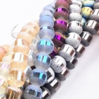 Plaqué Perles de verre, Rond, Placage, DIY & normes différentes pour le choix & givré, plus de couleurs à choisir, Vendu par brin