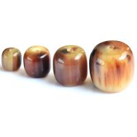 Ox Bone Beads, Ox Horn, Drum, polished, DIY mixed colors 