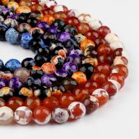 Natural Fire Agate Beads, Round 