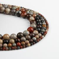 Natural Ocean Agate Beads, Round, mixed colors [